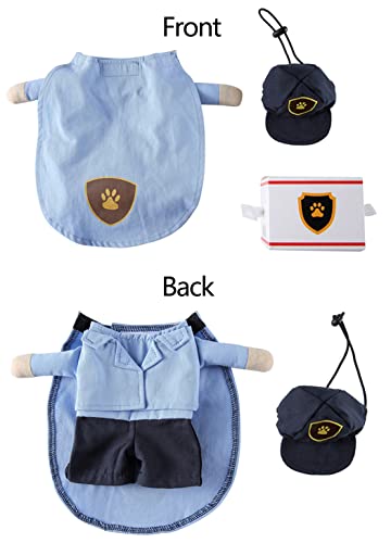 Disfraz disfraz postman para perro talla M miniatura 6