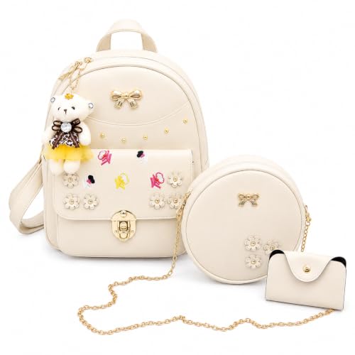 Image of ShopyVid 3-Piece Mini Backpack Set for Women & Girls | Rakhi Gift for Sister | Raksha Bandhan Gift for Sister