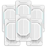 2026 Upgraded Plug in Air Purifiers Air Ionizers for Dust Mites, Odor Eliminator for Home with Negative Ion Generator, Quiet Portable Air Freshener Plug In for Bedroom,Office,Smoke,Dust (6Pack)