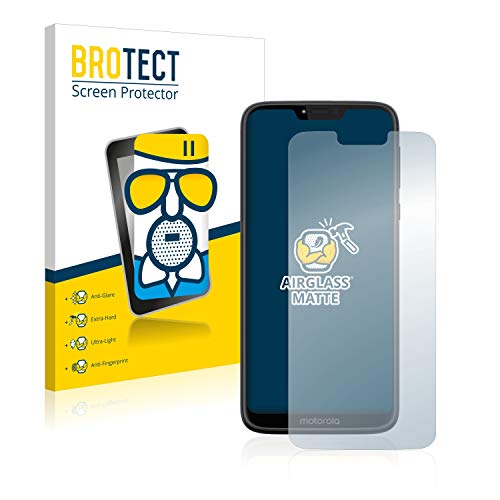 BROTECT Protector Pantalla Mate Cristal para Motorola Moto G7 Power Protección Anti-Reflejos