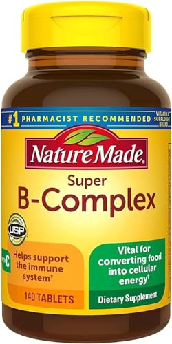 Nature Made Super B Complex Tablets, 140 Count (Pack of 3)