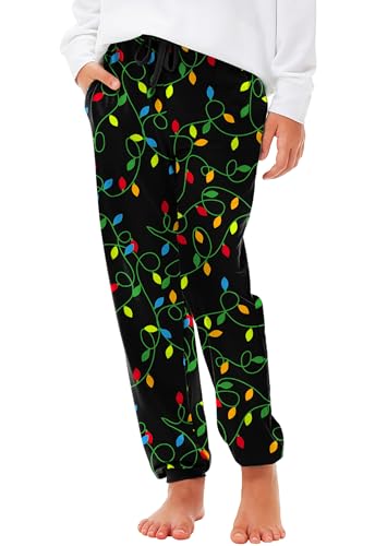 Image of Deerose 4th of July Pants American Flag Drawstring Sweatpants with Pockets 5-14 Years