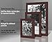 Americanflat Set of 10 Picture Frames with Shatter-Resistant Glass - Gallery Wall Frame Set with Two 8x10, Four 5x7 and Four 4x6 Frames - Signature Collection - Mahogany