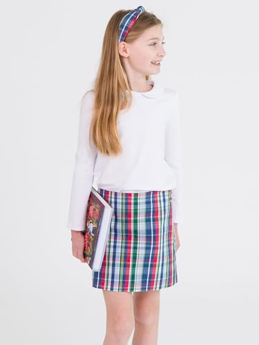 RuffleButts Toddler/Girls Peter Pan Collar Long Sleeve Top Shirt4