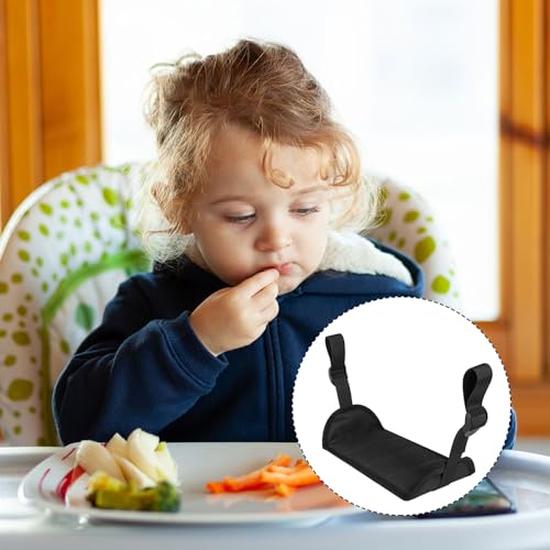 Image of Adjustable Baby Footrest for Inglesina Fast Table Chair - Toddler Footrest Compatible with Hook-On Table Chair