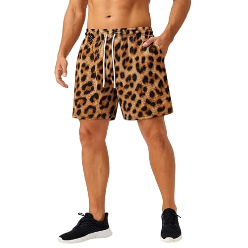 Men's Mesh Basketball Shorts – Loose Quick-Dry Athletic Training