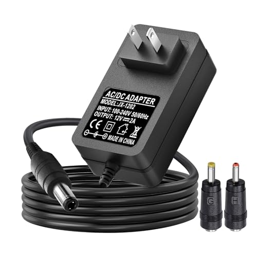 Replacement 12V AC DC Power Cord Charger for TP-Link Deco M3 M4 M5 S4 X20 X55 X60 X90 P9 E4, AC1750 AX1800 AX3000 T120150-2b1 Archer A7 A8 A21 AX50 C9 C50 C900 WiFi Router Adapter Power Supply Cable