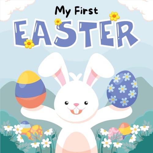 Image of Easter Gifts For Baby Boy Girl 3-6 Months: My First Easter, High Contrast Book For Newborns One Year Old: +99 Cute Black & White Pictures For New ... Basket Stuffers For Babies 6-12 Month)