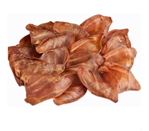 Dei Nature Orecchie di Maiale Essiccate 12 Pezzi per Cani e Cuccioli, Snack Masticabile Naturale Adatto dieta Barf