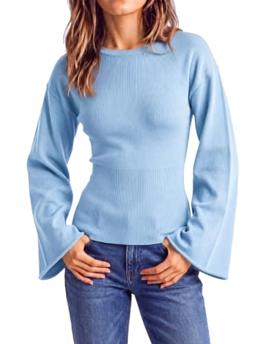 Women's Bell Sleeve Knit Sweater - image 1