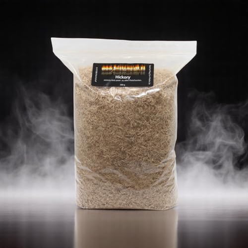 Räuchermehl/Räucherspäne SET Whisky-Mix mit zwei Klassikern Buche und Hickory sowie 3 Exoten aus Barriquefässern Brandy und, Fino plus Whisky-Räuchermehl zusammen 5X 200g zusammen1 Kg BBQ