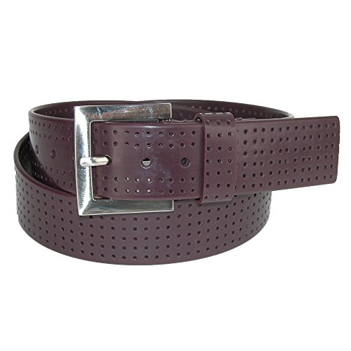 PGA TOUR Silicone Perforated Golf Belt - Brown