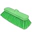 SPARTA 41278EC75 Flo-Thru Plastic Wall Scrub Brush, Equipment Brush With Soft Nylex Bristles For Industrial Kitchens, Hospitals, Commercial Cleaning, 4 Inches, Lime, (Pack of 12)