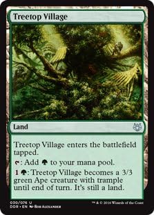 Magic The Gathering - Treetop Village - Barajas de duelo: Nissa vs Ob Nixilis
