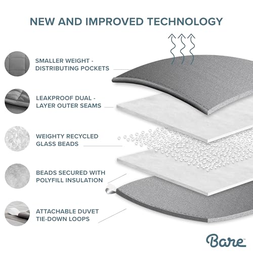 Bare Home MF-812228038693 Weighted Blanket For Adults And Kids 15Lb thumb #1