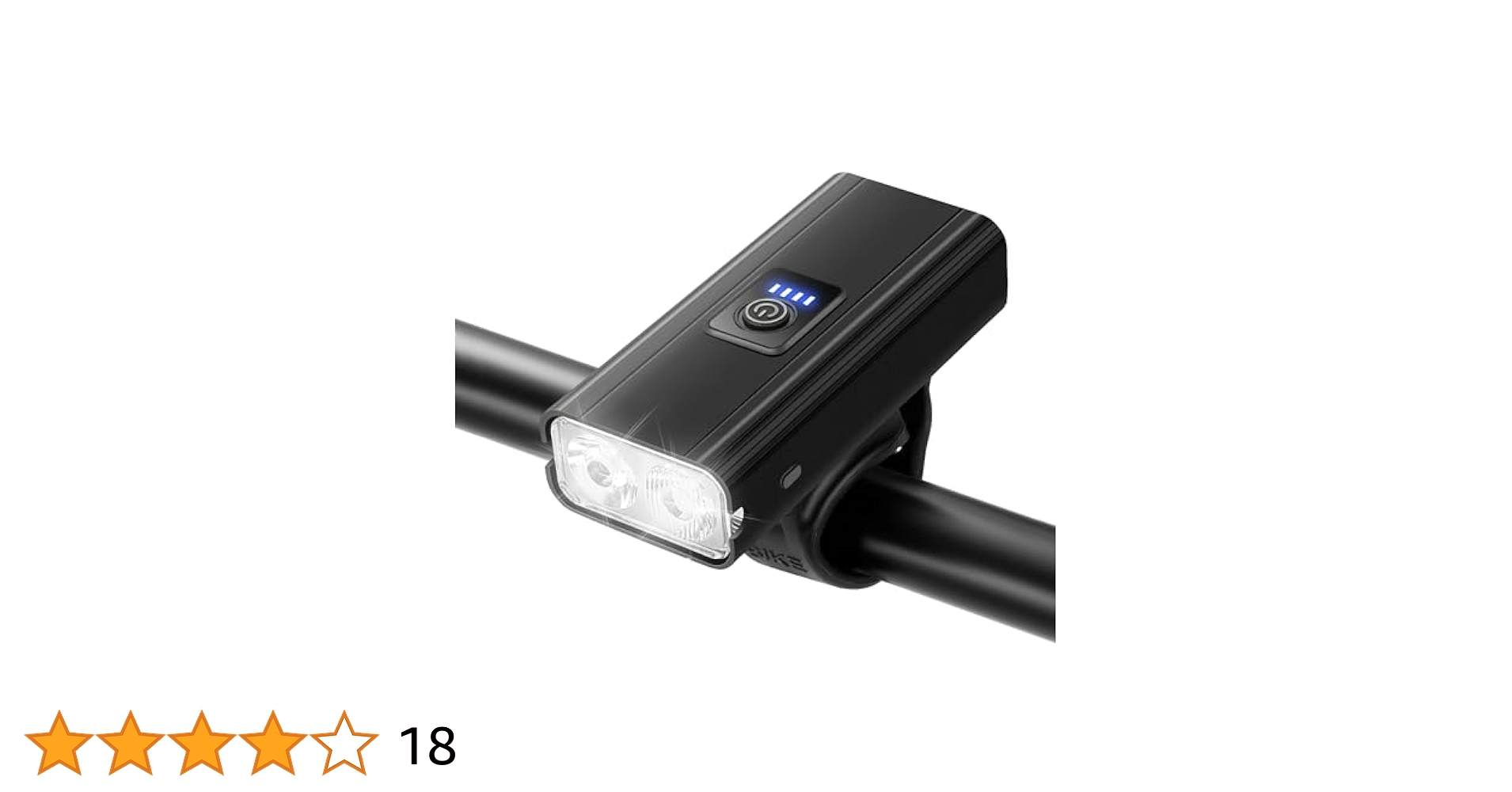 Amazon | 自転車 ライト 6つ調光モード 4800mAh大容量 USB充電