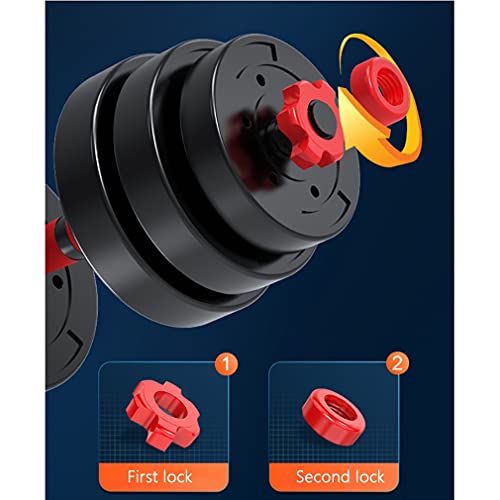 Dumbbell Verstelbare gewichten Dumbbells Barbell Set Training Gewichten Gym apparatuur met Drijfstang voor mannen Dames… - Afbeelding 5