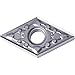 Kyocera DNMG 431MS PR005S Grade PVD Carbide, 0 Degree, Diamond, Negative Rake Angle, Neutral Turning Insert for Continuous and Medium-Roughing in (S) Heat-Resistant Alloy (10 Pieces)