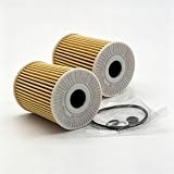 SCETXLL 2pcs 26320-3C30A Oil filter Compatible with Hyundai i20 II Coupe 1.1 CRDi 2015-2021