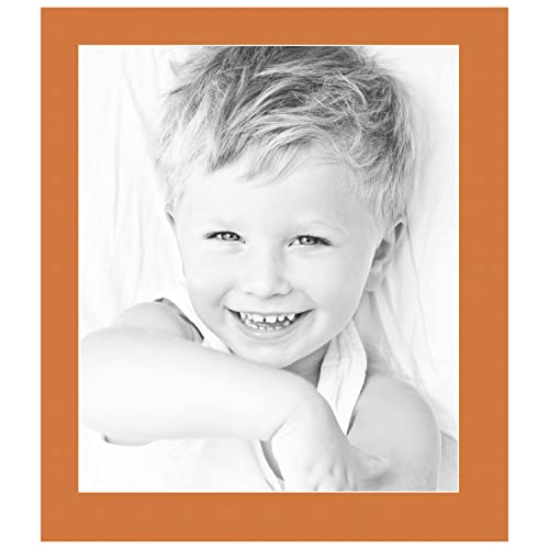 17x20 Tangerine / Octoberfest Custom Mat for Picture Frame with 13x16 opening size (Mat Only, Frame NOT Included)