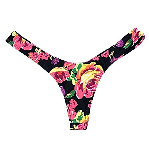 Sexy Ropa de Bikini Playa de Mujer Yesmile Bikini brasileño Estampado de Mujer Bikini de baño de Tanga Inferior Traje de baño Playa