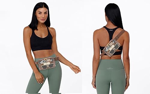 Image of Stadium Approved Clear Belt Bag Fanny Pack for Women Men with Adjustable Strap Crossbody Bag Waist Bag for Concerts Sports Travelling Hiking Running(Brown)
