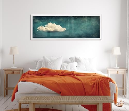 Impression nuage horizontale pour décoration de lit et salon cosy grand format XINBAO - 3