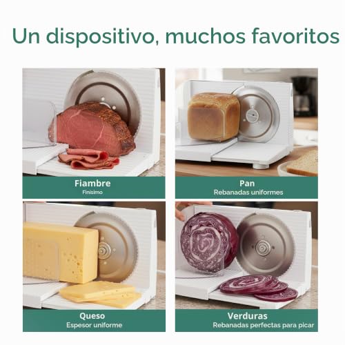 Miniatura 8 de Emerio Cortadora Multiusos, Made In Eu, Ms-125000, Cuchilla De Acero Inoxidable De Alemania, Ajustable De 0 A 17 Mm, Plegable Para Ahorrar Espacio, Con Interruptor De Seguridad, Eco 100 W