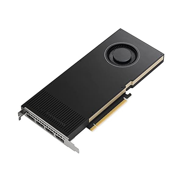 PNY NVIDIA RTX A4000 Tarjeta Gráfica Profesional 16GB GDDR6 PCI Express 4.0 x16, Ranura Doble, 4X Puerto de Visualización, 8K Soporte, Ventilador Activo ultrasilencioso - Image 3