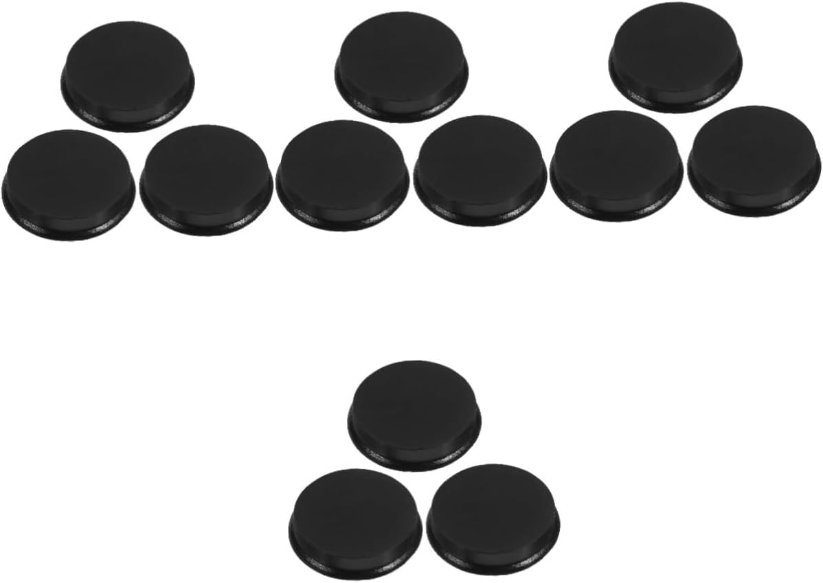 Toyvian 12pcs Mini Doll Stands Base Wooden Miniature Bases Action Figure Stand