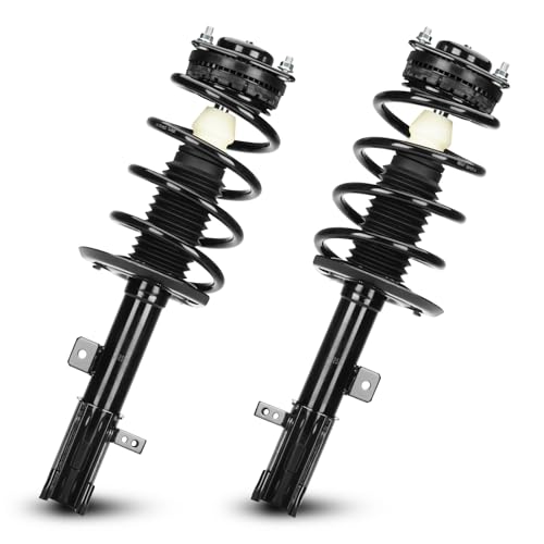 Front Complete Struts Shock Coil Spring Assemblies fit for Chrysler 200 2.4L 2011-2014, Sebring 2.7L 3.5L 2007-2010, for Dodge Avenger 2.7L 2008-2010, Avenger 3.6L 2011-2014, 271131 271130