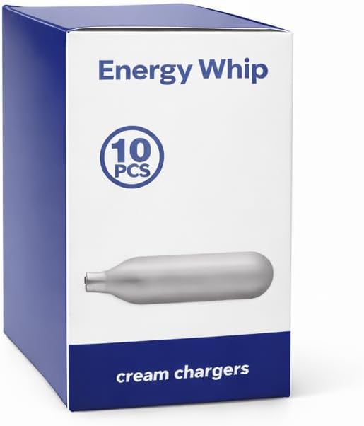 Whipped Cream Charger 8g 10 pack x 5 Dispenser, Home Baking, Homemade Cake Decorating & Dessert Topping