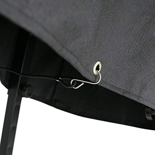 Hisencn Patio Grill Cover for Camp Chef 3 Burner Stove, Heavy-Duty Waterproof Grill Cover Fits for PRO90, TB90LW, TB90LWG, TB90LWG15, DB90D, SPG90B, Black