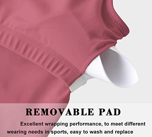 Image of Dragon Fit Sports Bra for Women Longline Padded Bra Yoga Crop Tank Tops Fitness Workout Running Top