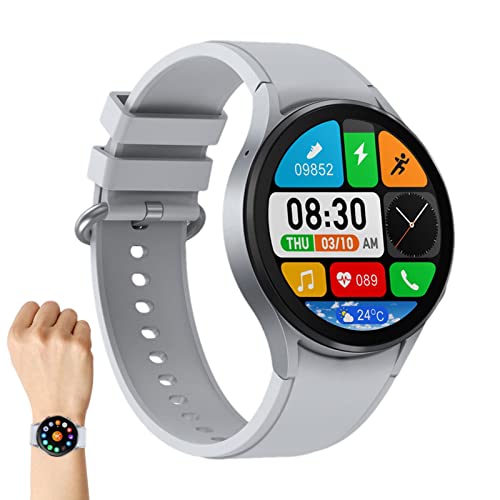 BAOK Montre connectée Fitness Tracker | du Sommeil Moniteur de Pression artérielle de Sommeil de fréquence Cardiaque,Fitness Tracker Moniteur de Fréquence Cardiaque de Pression Artérielle, Montre de
