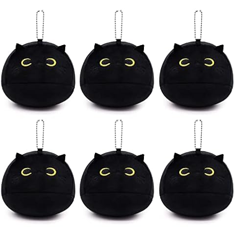 JIAJEGTGT Cat Stuffed Animal Plush Toys, Cute Cat Plushie Pillow, 3D Soft Cat Shape Design Lumbar Back Cushion Plush Stuffed Cat Doll Toy for Kids Birthday,Chirstmas Gifts Cover