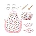 11 PC per cucinare e cuocere set per cuocere il gioco da chef per bambini, incluso un grembiule da cuoco per cuccioli di torta per bambini giocattolo da cucina, grembiule per bambini