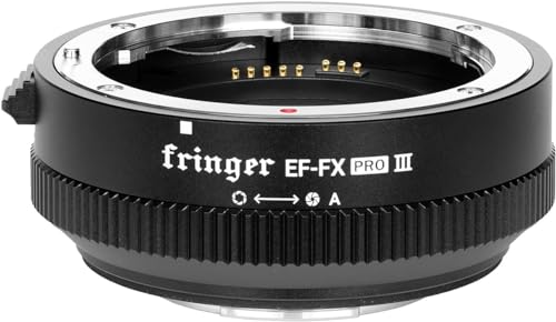 Adaptateur Canon EF vers Fuji X Fringer EF-FX PRO III Autofocus pour boîtiers hybrides Fujifilm