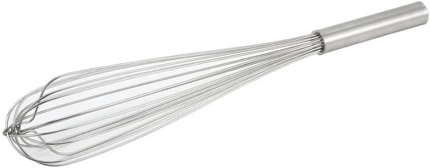 Soro Essentials- 24" Stainless Steel French Whip Whisk with Thick Rigid Wire- Wire Whisk Kitchen Whisk Balloon for Whisking Cooking Beating Blending Stirring Ingredients Mixing Sauces Baking Tools
