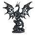 StealStreet SS-G-71431, 6 Inch Black Dragon with Engraved Wings Statue, 6