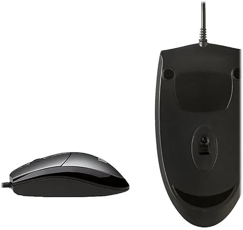 Miniatura 8 de V7 MW100-1N Ratón óptico inalámbrico de 4 botones con DPI ajustable, móvil, negro