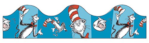Eureka Cat in The Hat Blue Deco Trim