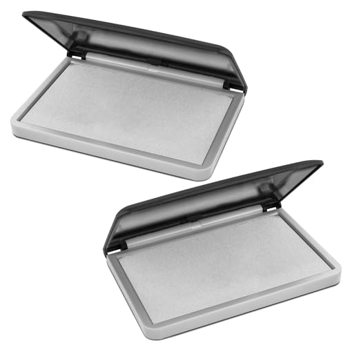MaxMark Large Dry Stamp Pad - 2-3/4 by 4-1/4 - Premium Quality Felt Pad - Pack of 2