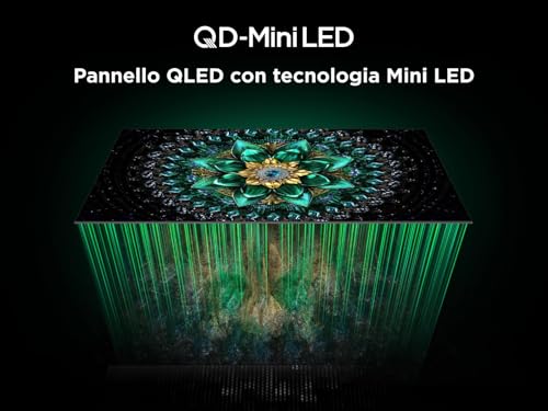 55Q6C 55" QD-Mini LED SMART TV, 4K HDR Premium 1000nits, con tecnologia Google TV (Dolby Vision IQ e Atmos, sistema audio Onkyo 2.1, Motion Clarity Pro a 144 Hz, Game Master) - Powerline - Immagine 4
