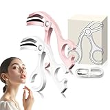 OYBGRZ Rizador de pestañas climatizado, Enchinador de Pestañas de Doble Uso (Frío/Calor), de calentamiento rápido,...