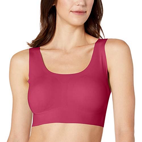Bali Women's Comfort Revolution Easylite Seamless Wireless Bra DF3491, Spice Market Red, Medium