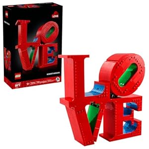 LEGO Art Love Collectible Building Set – DIY Kit for Adults, Ages 18+ – Gift for Wedding, Bridesmaids – Wedding Decoration to Display on Table – 31214