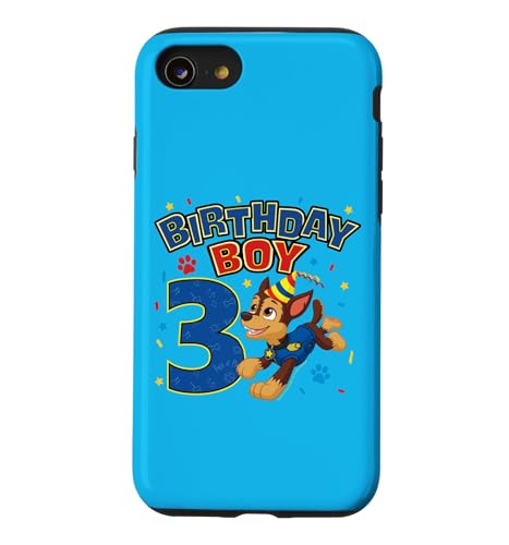 Official Paw Patrol Birthday Boy Chase Football Age 3 �X�}�z�P�[�X iPhone SE (2020) / 7 / 8 �p