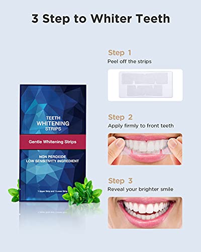 Teeth Whitening Strips, 44 Pcs Whitening Strips For Teeth Sensitive, Enamel Safe White Strips For Teeth Whitening, Teeth Whitening Kit With Fast Whitening Results, Remove Tough Stains (22 Treatments) #TOP3