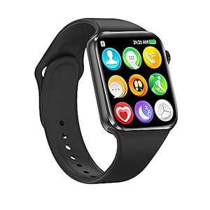 Nanphn Smart Watch for Android iOS Phones Compatible iPhone Samsung, 1.75'' Sport Smartwatch Fitness Activity Tracker Watch with Call/SMS/Heart Rate/Pedometer for Men Women Kids (Black)